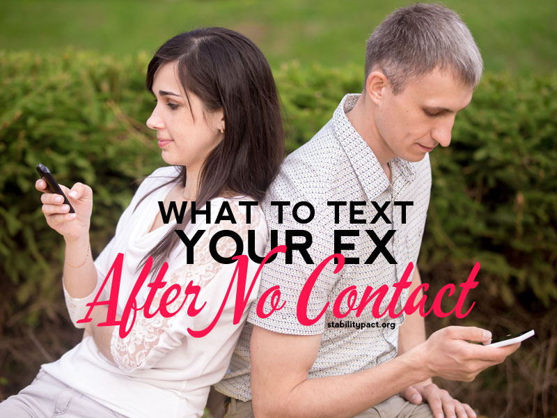 Five types of text messages you should text your ex after no contact.