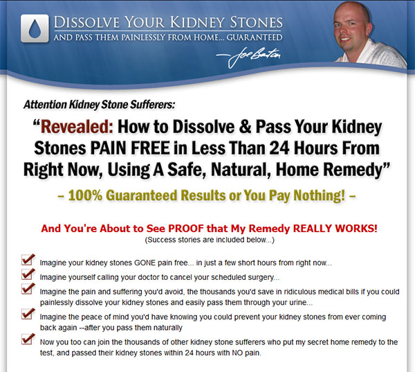 Download The Kidney Stone Removal Report PDF Ebook
